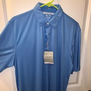 NWT Greg Norman blue polo size medium